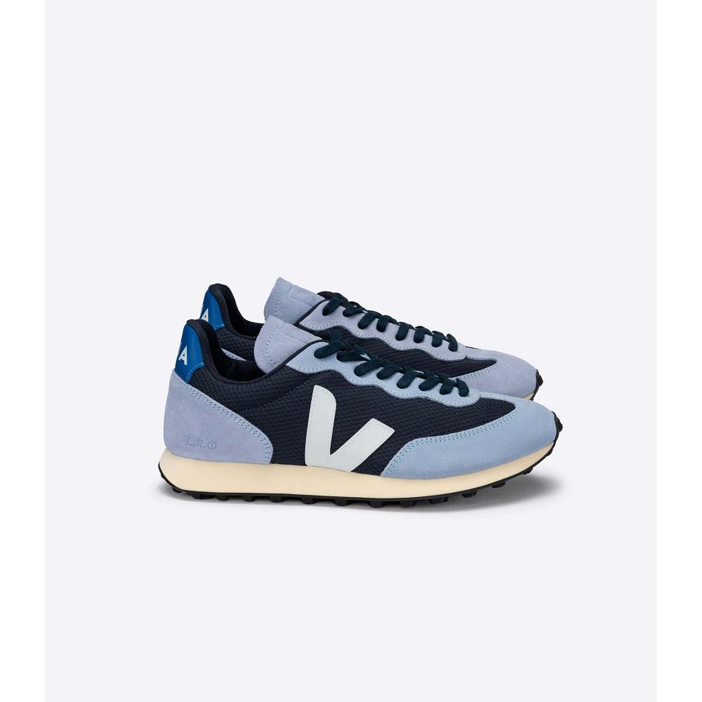 Men\'s Veja RIO BRANCO ALVEOMESH Running Shoes Blue | ZA 163YXF